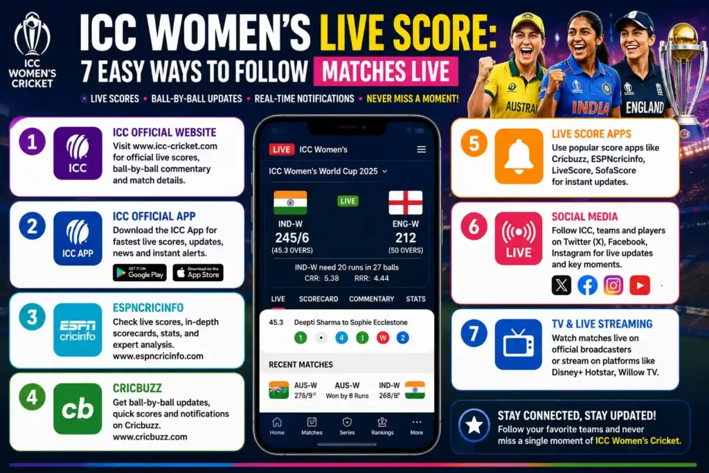 ICC Women's Live Score